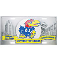 Kansas Jayhawks Collector's License Plate